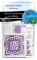 Vorschau - Mal- und Bastelvorlagen - Optische Täuschung mit einem Muster: Anleitung - Deckblatt
