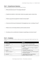 Vorschau - Arbeitsblätter - B1: Animal Rights and Farming- Vocabulary and Reading - Seite 1