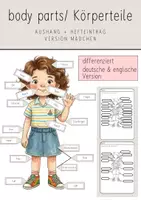 Vorschau - Arbeitsblätter - body parts/ Körperteile - Aushang & Hefteintrag (Englisch + Deutsch) - Deckblatt