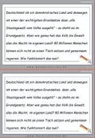 Vorschau - Fördermaterial/Inklusion - Bundestagswahl Spezial: Fehlerteufel Lesekarten Kommasetzung - Seite 2