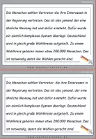 Vorschau - Fördermaterial/Inklusion - Bundestagswahl Spezial: Fehlerteufel Lesekarten Kommasetzung - Seite 3