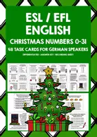 Vorschau - Stationenlernen - ENGLISCH CHRISTMAS: Weihnachten Zahlen 0-31 | 48 Differenzierte Aufgabenkarten | Lösungen | A1 | Für Deutschsprachige - Seite 3
