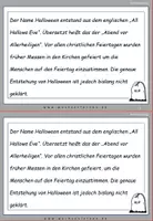 Vorschau - Fördermaterial/Inklusion - Halloween Spezial: Fehlerteufel Lesekarten Kommasetzung - Seite 2