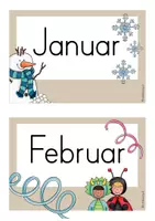 Vorschau - Anderer Materialtyp - Tafelkalender für die Klasse/ Wetter (beige) - Seite 2