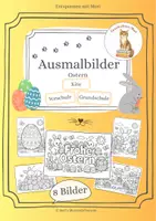 Vorschau - Mal- und Bastelvorlagen - Ausmalbilder zu Ostern - Deckblatt