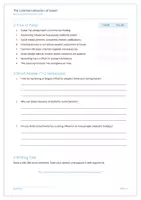 Vorschau - Arbeitsblätter - Social Media & Commercialisation of Easter - Reading Comprehension (Oster Aufgaben) - Seite 3