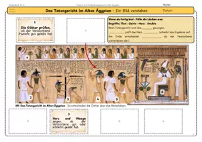 Vorschau - Arbeitsblätter - Das Totengericht im Alten Ägypten – AB6 | Fördermaterial & DaZ Klasse 5/6 - Seite 2