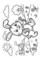 Vorschau - Arbeitsblätter - OSTERN - Ausmalbilder (Osterhase, Ostereier) - Seite 1