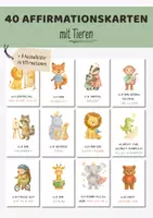Vorschau - Bildkarten - Affirmationskarten Kindergarten Kita | Positive Affirmationen für Kinder | Selbstbewusstsein stärken - Deckblatt