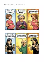 Vorschau - Arbeitsblätter - Doppelkonsonanten mit Witz: Comicalarm - Deckblatt