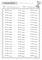 Vorschau - Arbeitsblätter - Addition/Ergänzen - Zahlenraum 10, 10-Minuten-Rechnen - Seite 2