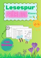 Vorschau - Spiele - Lesespur Frühling (Klasse 1-2) - Deckblatt