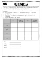 Vorschau - Arbeitsblätter - Logikrätsel Grundschule DaZ Frühling Ostern Deutsch - Seite 2