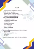 Vorschau - Arbeitsblätter - Körperteile zuordnen mit Fotos Arbeitsblätter - Seite 3