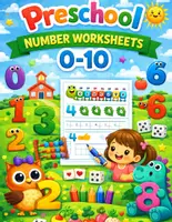 Aperçu - Matériel pour travaux manuels / dessin - Preschool Number Worksheets PDF - Page de couverture