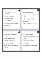 Vorschau - Arbeitsblätter - Role play: My weekend Simple Past - Seite 3