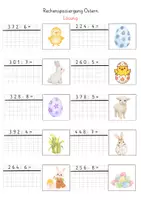 Vorschau - Spiele - Rechenspaziergang Ostern Halbschriftliche Multiplikation - Seite 3