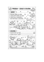 anteprima - Esercizi - Pasqua - Schede di Lettura Facili (6-7 anni) - Pagina 3