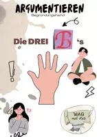 Vorschau - Arbeitsblätter - Materialpaket - Argumentieren in der Medienwelt (Handyverbot, Klassenchat, Soziale Medien) und Alternative Lernleistung - Deckblatt