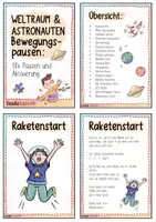 Vorschau - Spiele - 18 Bewegungspausen Weltall & Astronauten - aktive Brain Breaks für den Unterricht (Kl. 1–6) - Seite 2