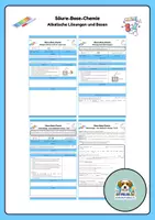 Vorschau - Arbeitsblätter - Alkalische Lösungen und Basen - Deckblatt