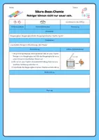 Vorschau - Arbeitsblätter - Alkalische Lösungen und Basen - Seite 1