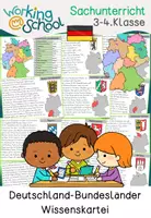 Vorschau - Arbeitsblätter - Deutschland | Bundesländer - Seite 1