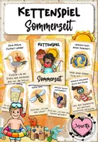 Vorschau - Spiele - Lesespiel Sommer – Kooperative Kettenreaktion mit Bewegung | Grundschule - Deckblatt