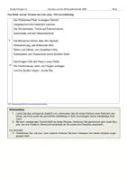 Vorschau - Arbeitsblätter - Paul Boldt "Auf der Terrasse des Cafe Josty" - ABs + Lösungen + Verlauf + Hilfekarten - Deckblatt