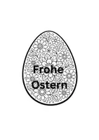 Vorschau - Mal- und Bastelvorlagen - Osterfaltkarte - Seite 1