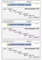 Vorschau - Arbeitsblätter - Flächenmaße umwandeln - Seite 3