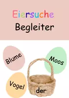 Vorschau - Interaktives Material - Eiersuche - sortiere die Wörter den Begleitern zu! - Deckblatt