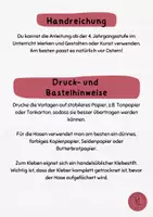 Vorschau - Mal- und Bastelvorlagen - Waben-Osterhasen - Seite 1