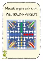 Vorschau - Spiele - Spiel: Mensch-ärgere-dich-nicht Weltall-Version - Deckblatt