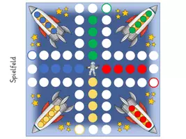 Vorschau - Spiele - Spiel: Mensch-ärgere-dich-nicht Weltall-Version - Seite 1