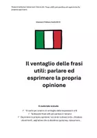 Vorschau - Merkblätter - Redemittelfächer Italienisch espressioni utili B1/2 - Deckblatt