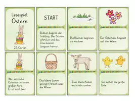 Vorschau - Spiele - Lesespiel Ostern - Seite 1