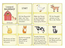 Vorschau - Spiele - Lesespiel Bauernhof - Seite 1