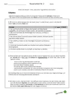 Vorschau - Klassenarbeiten - Klassenarbeit Lektüre Level 4 - Tagebucheintrag zu Kapitel 7 in Klasse 6 mit EWH - Seite 1