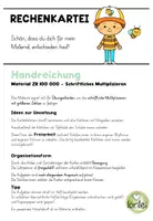 Vorschau - Arbeitsblätter - Schriftliche Multiplikation im Zahlenraum 100 000 - Seite 1