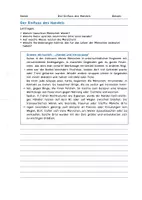 Vorschau - Arbeitsblätter - Der Einfluss des Handels - Deckblatt