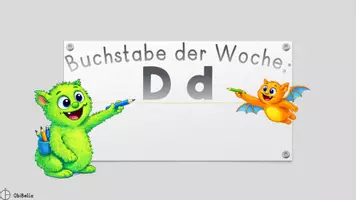 Vorschau - Präsentationen/Tafelbilder - Buchstabe D d: Präsentation (PDF) zur Buchstabeneinführung unter einer Dokumentenkamera - Seite 3