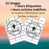 Aperçu - Jeux - 23 cartes de couleurs vert avec étiquettage - Page 1