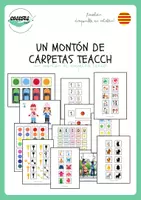 Vista previa - Refuerzo / NEE / Materiales de apoyo - UN MONTÓN DE CARPETAS TEACCH - Portada