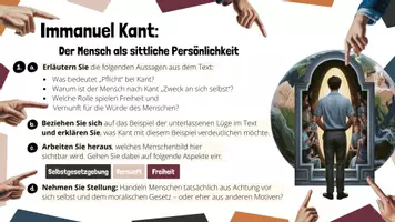 Vorschau - Unterrichtsreihen - 5. (II) Teil II Kant: Moralisches Handeln im Vergleich Kategorischer Imperativ und Goldene Regel - Seite 2