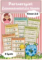 Vorschau - Spiele - Partnerspiel: Zusammengesetzte Nomen - Deckblatt