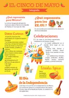 Vorschau - Arbeitsblätter - Cinco de mayo - Leseverstehen und Landeskunde (Spanisch) - Seite 3