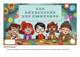 Aperçu - Jeux - Les détectives des émotions - Page de couverture