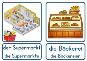 Vorschau - Arbeitsblätter - DaZ / DaF / Deutsch - Einkaufen & Geschäfte - Wortschatz - Mindmap (Arbeitsblatt) - Seite 2