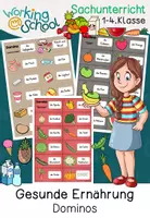 Vorschau - Stationenlernen - Ernährung - Deckblatt
